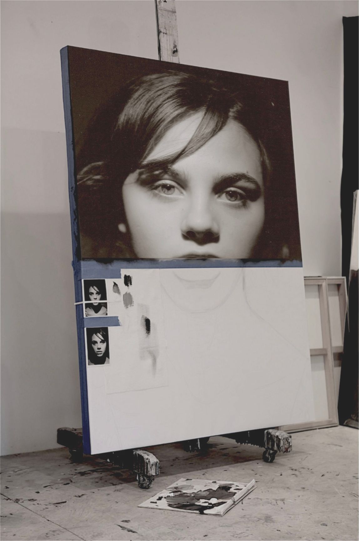 Dichromatic Portrait Under-painting Sara