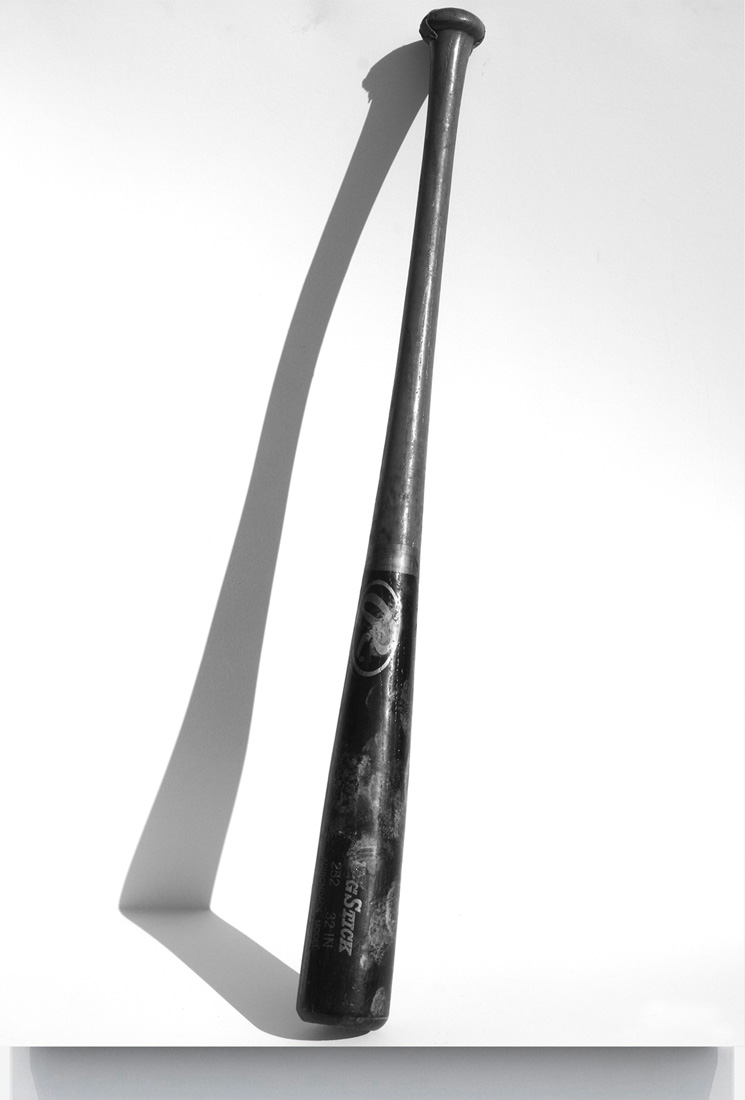 Still Life Big Stick Baseball Bat black & white